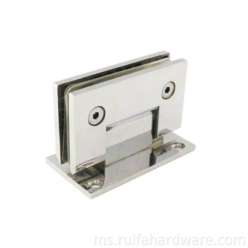 Engsel pengapit pintu mandi keluli tahan karat (5) Stainless Steel Shower Door Clamp Hinges (5)
